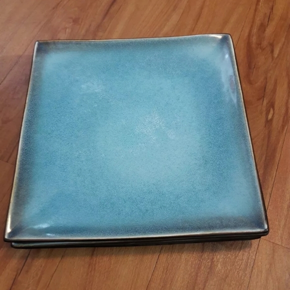 Threshold ELEMENTAL OCEAN Dinner Plate Set of 3 - Picture 2 of 7